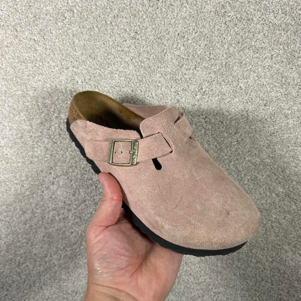 Women's Birkenstock Boston mauve pink clogs Size 37 women's 6/6.5